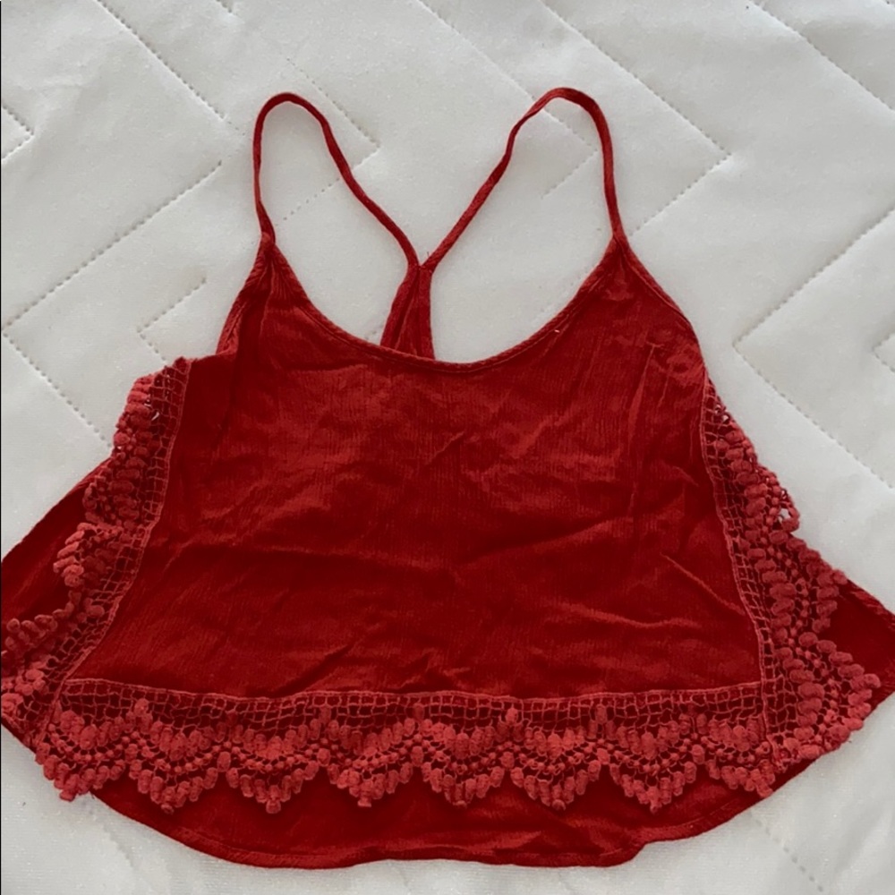 Burnt Orange Crop Top